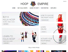 Tablet Screenshot of hoopempire.com